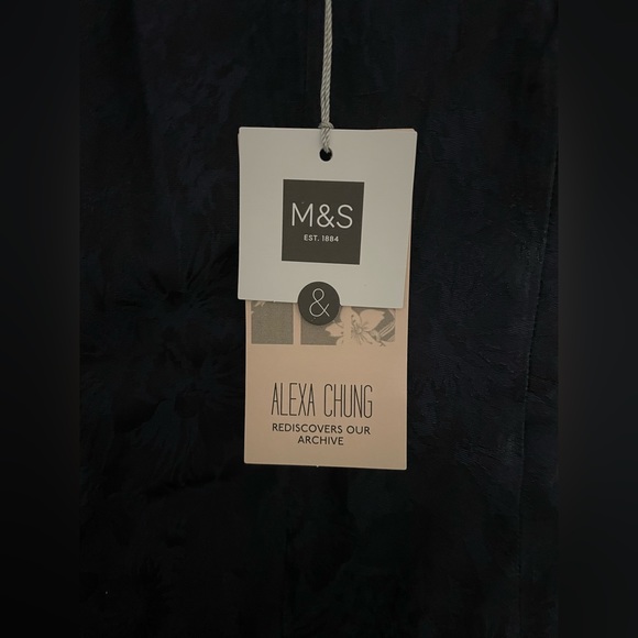M&S By Alexa Chung Navy Dress Women Size Uk 8 - Picture 4 of 4